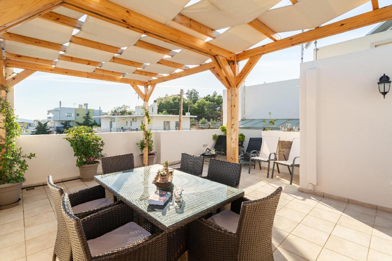 Milo Luxury House -Free Airport Pick Up-10Min Drive Villa Markópoulon Eksteriør billede