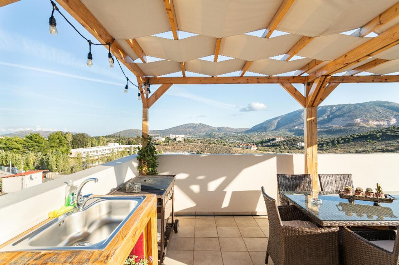 Milo Luxury House -Free Airport Pick Up-10Min Drive Villa Markópoulon Eksteriør billede